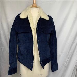 sandro corduroy trucker jacket